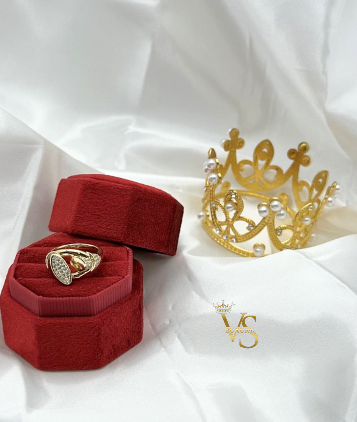 Valdes Luxury 14K Gold Plated Oval Zirconia Ring – High Quality Daily Wear Ring