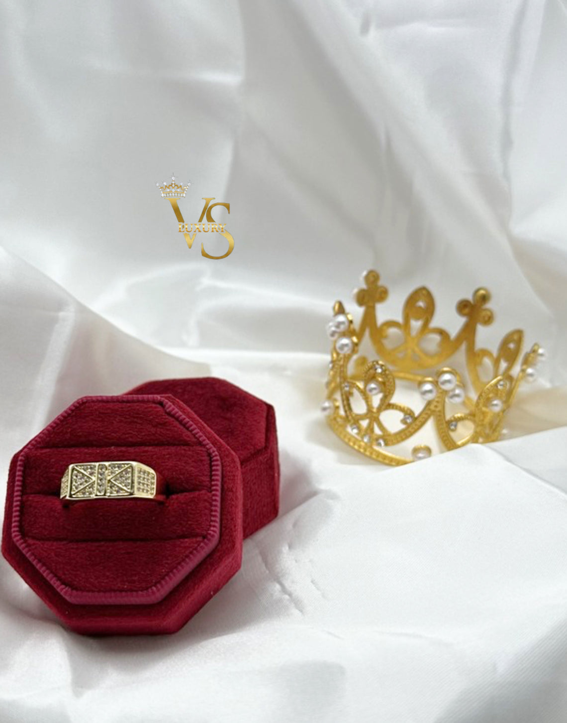 Valdes Luxury 14K Gold Plated Zirconia Men’s Ring – High Quality Daily Wear Ring