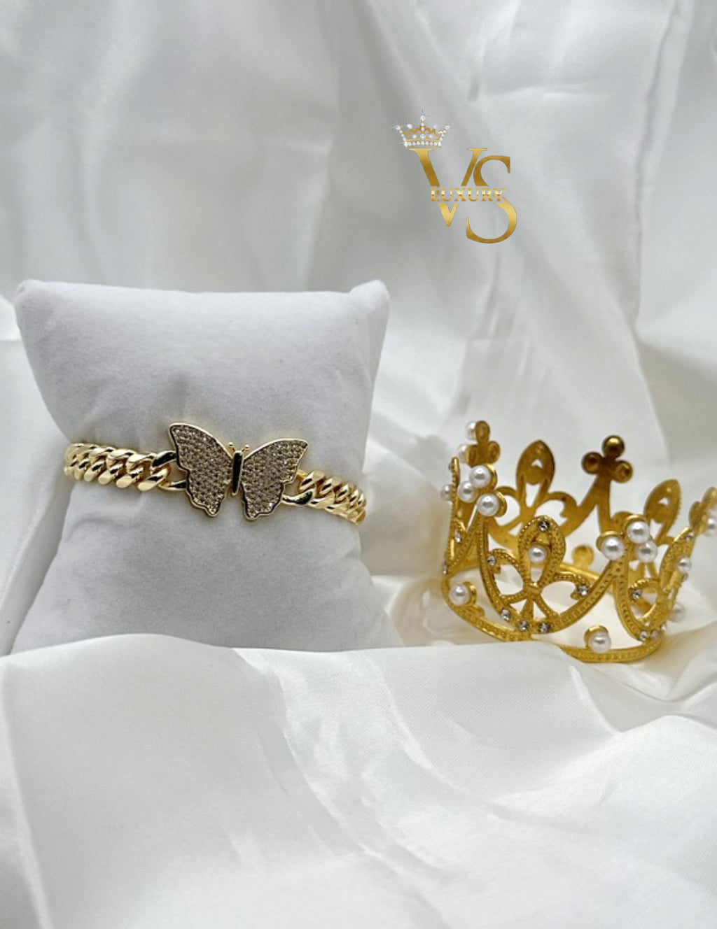 Valdes Luxury Monaco Butterfly Bracelet – 14K Gold Plated