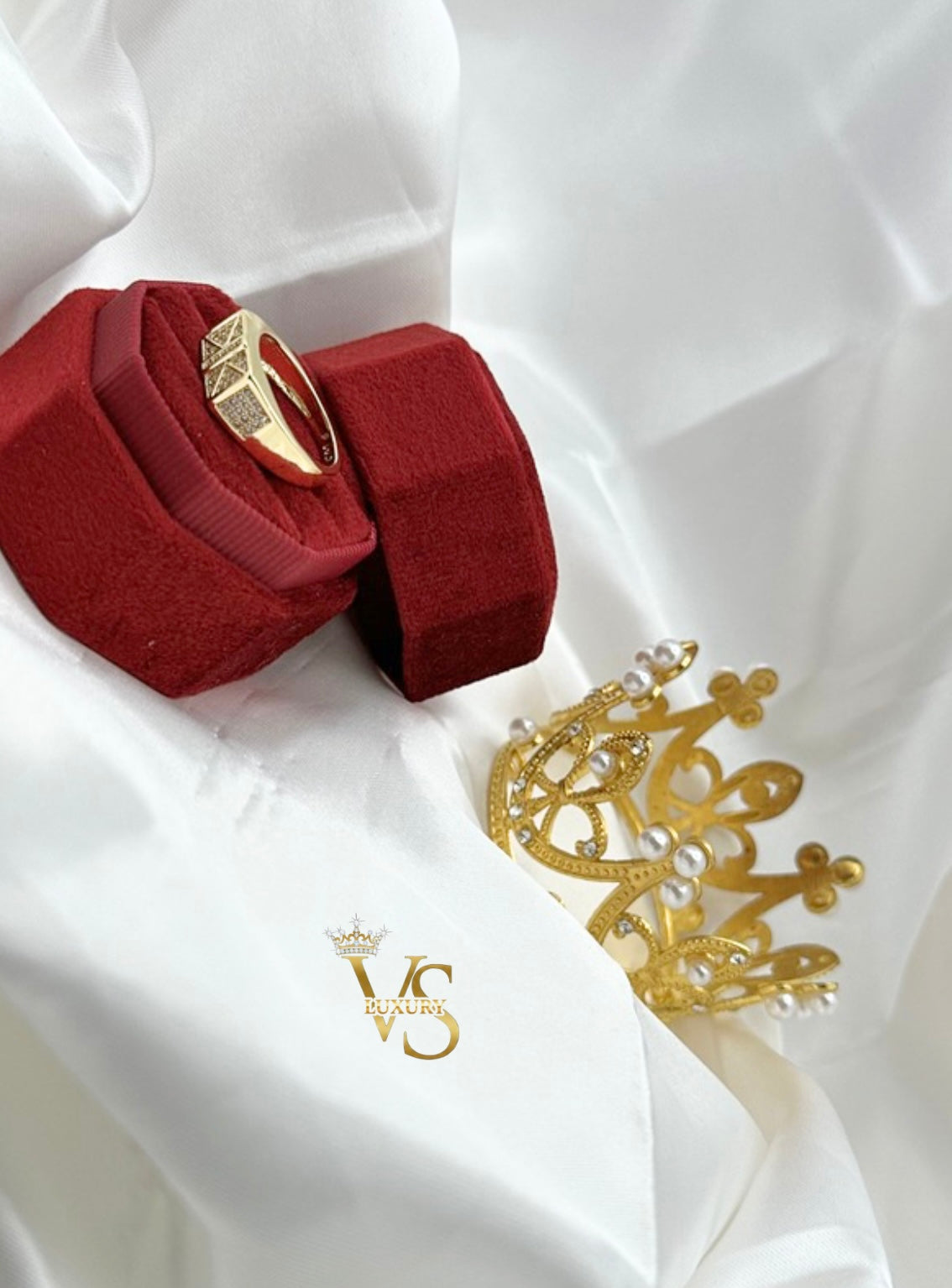 Valdes Luxury 14K Gold Plated Zirconia Men’s Ring – High Quality Daily Wear Ring