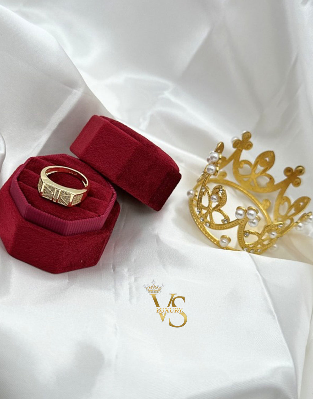 Valdes Luxury 14K Gold Plated Zirconia Men’s Ring – High Quality Daily Wear Ring