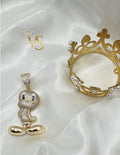 Valdes Luxury Cartoon Character Pendant – 14K Gold Plated, High Quality Everyday Jewelry