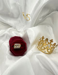 Valdes Luxury Elegant Zirconia Ring – 14K Gold Laminated