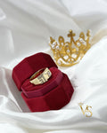 Valdes Luxury presents this bold and refined 14K gold plated laminated men’s ring, designed for men who want a strong, elegant, and confident look.