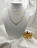 Valdes Luxury Clover Pendant Necklace – 14K Gold Plated Laminated Jewelry