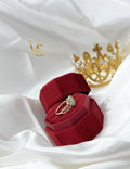 Valdes Luxury 14K Gold Plated Heart Zirconia Ring – High Quality Daily Wear Ring